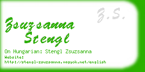 zsuzsanna stengl business card